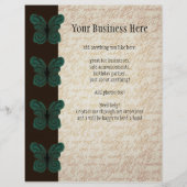 gebrande vlindervlieger flyer (Voorkant)