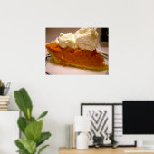 Gebrande zoete aardappel taart poster (Thuiskantoor)