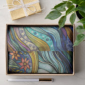 Gebrandglasd Paard Abstract Decoupage Tissuepapier (Geschenk)