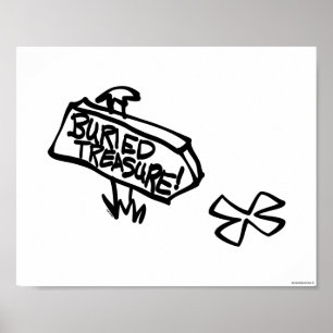 Gebrandkast Treasurenbord Poster