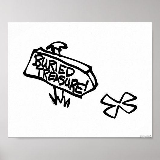 Gebrandkast Treasurenbord Poster (Voorkant)