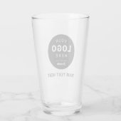 Gebrandmerkt logo glas (Achterkant)
