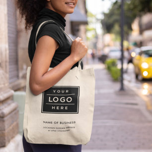 Gebrandmerkt Zakelijk Logo Promotioneel Tote Bag