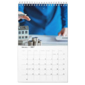 Gebrandmerkte bureaukalender kalender (Jan 2027)