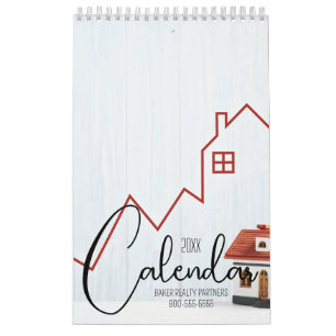 Gebrandmerkte bureaukalender kalender