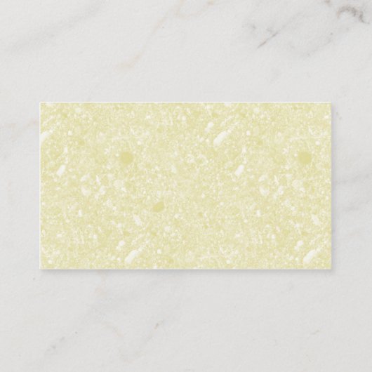 Gebrandmerkte glazen visitekaartje met bloemen (Achterkant)