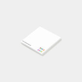 Gebrandmerkte Logo Tekst Zakelijke Post-it® Notiti Notes (Schuin)