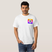 Gebrandmerkte Zakelijke QR-code T-shirt Voorbeeld (Voorkant volledig)