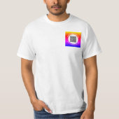 Gebrandmerkte Zakelijke QR-code T-shirt Voorbeeld (Voorkant)
