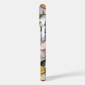 Gebrandschilderd Glas Bloem iPhone Hoes Warm Paste (Achterkant / Links)