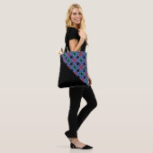 Gebrandschilderd Glas (Driehoekig - Middernacht) Tote Bag (Op model)
