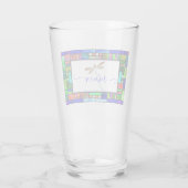Gebrandschilderd glas en libel gepersonaliseerd (Achterkant)