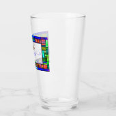 Gebrandschilderd glas en libel gepersonaliseerd (Links)