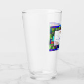 Gebrandschilderd glas en libel gepersonaliseerd (Rechts)