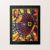 'Gebrandschilderd Glas' Legpuzzel (Verticaal)