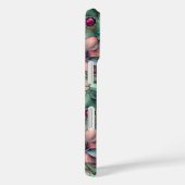 Gebrandschilderd glas paarse munt bloemmotief Case-Mate iPhone case (Achterkant / Rechts)