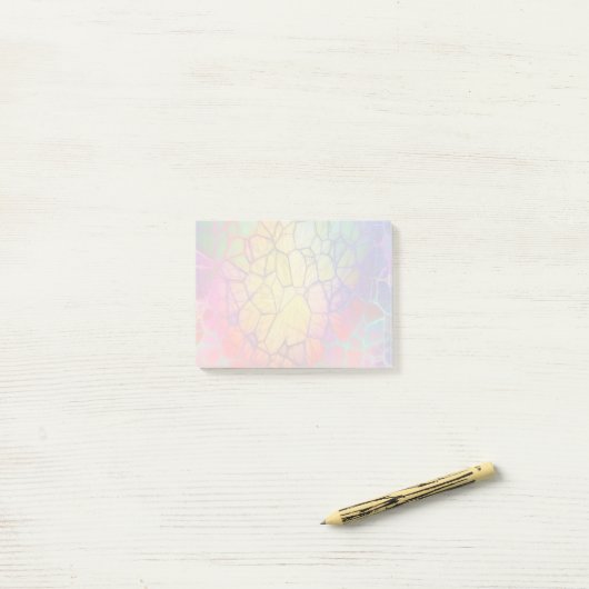 Gebrandschilderd Glas Post-it® Notes (Op bureau)