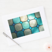 gebrandschilderd glas rechthoekige sticker (Envelop)