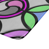 GEBRANDSCHILDERD GLAS SNIJPLANK (Hoek)