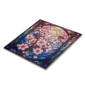 Gebrandschilderd Glas Tegeltje (Zijkant)