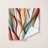 gebrandschilderd gras bad handdoek (Wasdoekje)