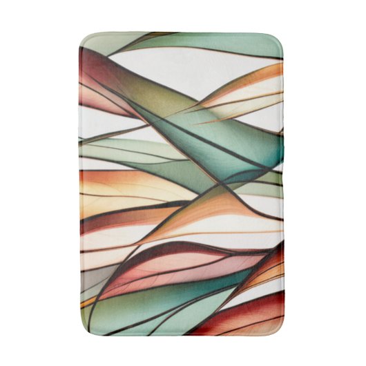 gebrandschilderd gras badmat (Voorkant Verticaal)