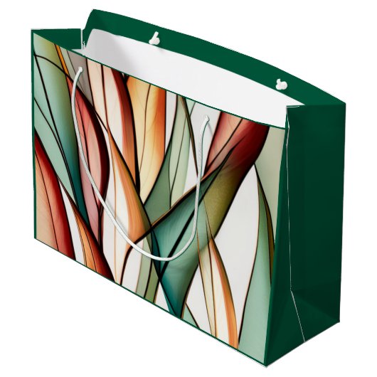 gebrandschilderd gras groot cadeauzakje (Achterkant Gekanteld)