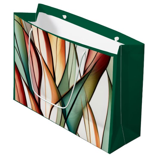 gebrandschilderd gras groot cadeauzakje (Voorkant Gekanteld)