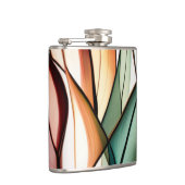 gebrandschilderd gras heupfles (Rechts)