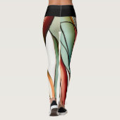 gebrandschilderd gras leggings (Achterkant)