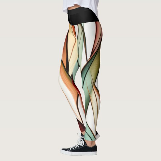 gebrandschilderd gras leggings (Links)