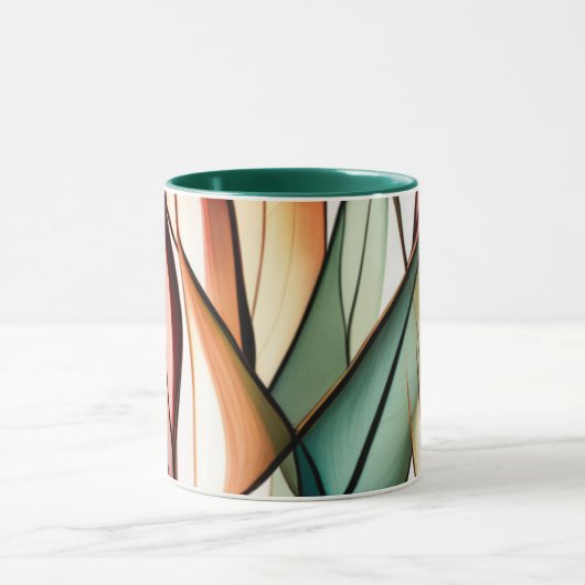 gebrandschilderd gras mok (Midden)