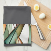 gebrandschilderd gras theedoek (Quarter Fold)