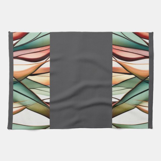 gebrandschilderd gras theedoek (Horizontaal)