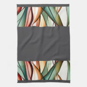 gebrandschilderd gras theedoek (Verticaal)