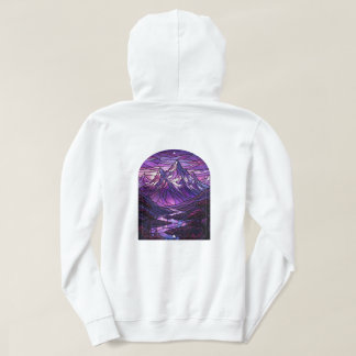 Gebrandschilderde Berg Hoodie