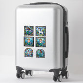 Gebrandschilderde Fantasy Sticker Set – Zeemeermin (Koffer)