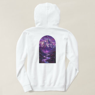 Gebrandschilderde Glasberg Hoodie