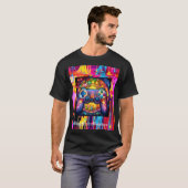 Gebrandschilderde Graffiti Gamer T-shirt (Voorkant volledig)