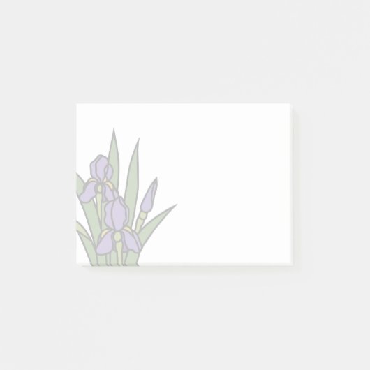 Gebrandschilderde Irissen Post-it® Notes (Voorkant)