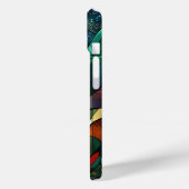Gebrandschilderde Kerstmis Kerknacht Case-Mate iPhone Case (Achterkant / Links)