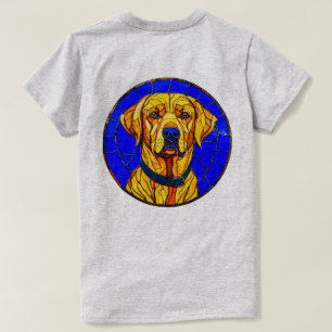 Gebrandschilderde labrador t-shirt