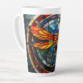 gebrandschilderde libel latte mok (Linkerhoek)