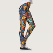 Gebrandschilderde mozaïek pop modelegging leggings (Rechts)