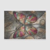 Gebrandschilderde Vlinder Decoupage Tissuepapier (Voorkant)