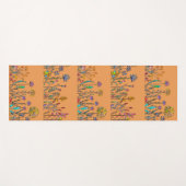 Gebrandschilderde Wilde Bloemen Yogamat (Voorkant (horizontaal))