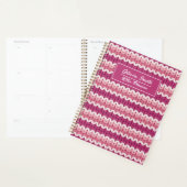 Gebreet Roze Zig Zag Planner (Display)