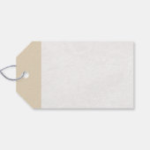 Gebreid door schapen gift/kleding label cadeaulabel (Achterkant Horizontaal)