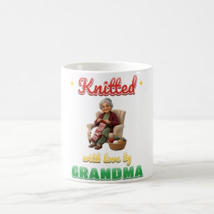 Gebreid met liefde door oma Kerstmug Koffiemok