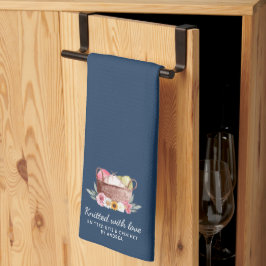 Gebreid met liefde Gehaakt Garen Mand Zakelijk Theedoek